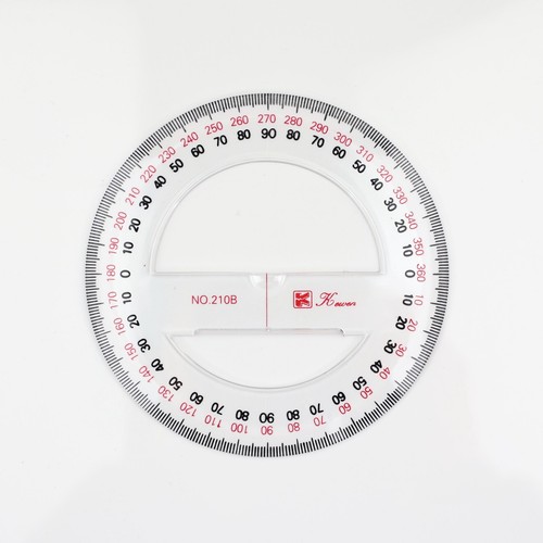 360 degree protractor - degree,