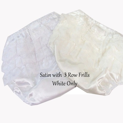 Baby girl satin row frilly - baby,