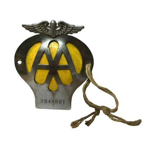 Vintage car badge - aa,