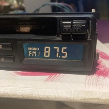 1990s Panasonic R111L EN Car Cassette Radio Player Orange LCD Tested Working