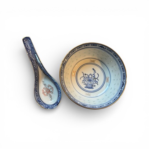 Vintage chinese blue - blue, white