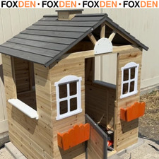 Wooden Kids Outdoor Playhouse