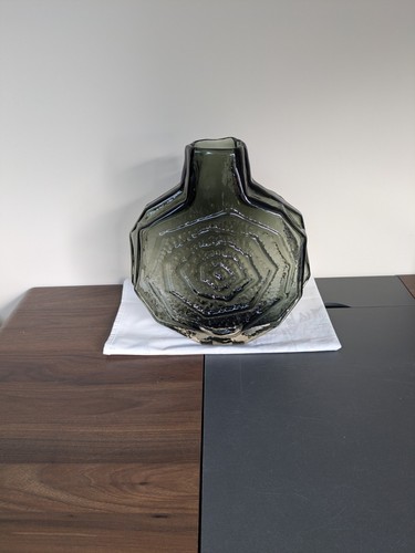 Whitefriars glass banjo vase - whitefriars,