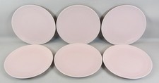 IKEA Of Sweden Salad Dessert Plates x 6  10866 Matt Light Pink Stoneware
