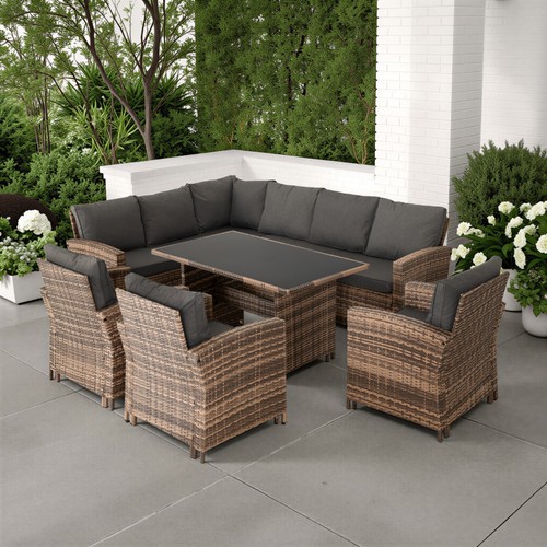 Aspen rattan garden corner - aspen,