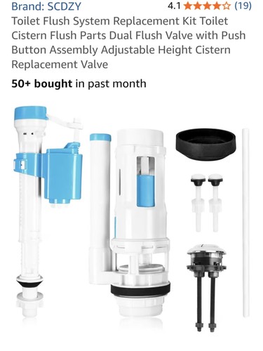 Universal toilet flush - toilet, valve