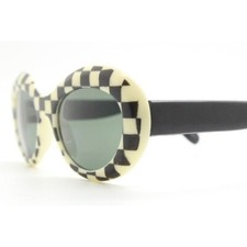 80s vintage round check