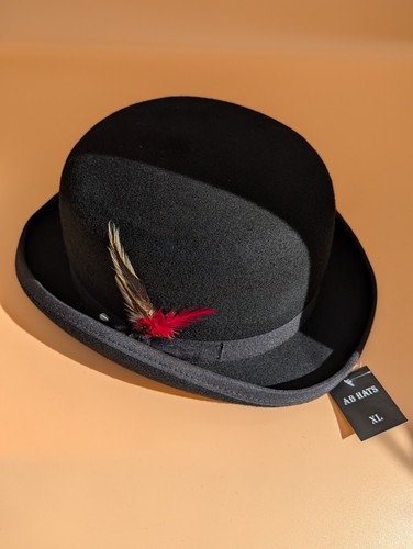 Hats 100 wool black top - ab,