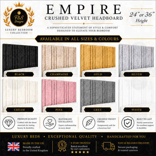 Empire crushed velvet - crushed,