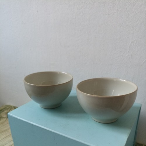 Pair denby linen small 5cm - linen, 10.5cm