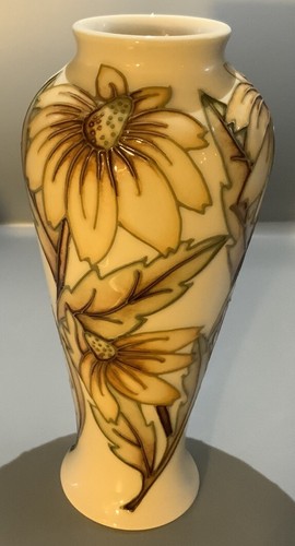 Moorcroft rudbeckia vase - moorcroft, “rudbeckia”vase