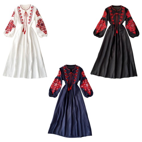 Bohemian long sleeve - bohemian, dress
