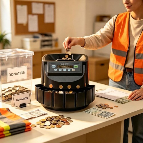 Coin money counter - coin, sorter