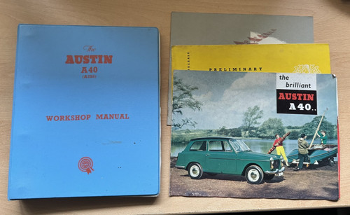 Austin a40 workshop - a40, manual