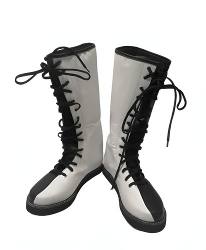 Pro wrestling boots black and - pro,