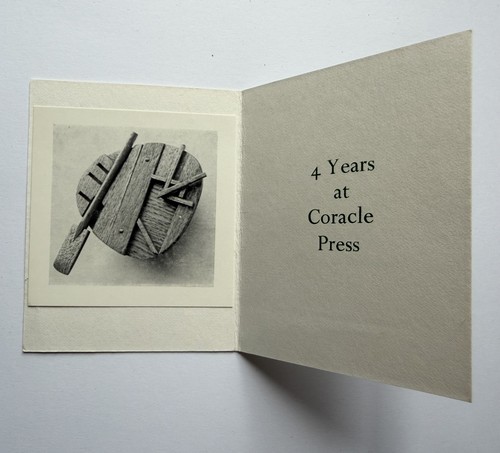 Coracle press years - 4, at