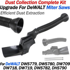 Dust Collection Adapter Complete Kit For DeWALT DWS779 DWS780 DW718/719 MitreSaw