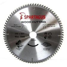 Quality Wood Cutting Saw Blade 250 x 30mm 80T DW742 DW717XPS DW745 DW743 MLS100