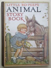 RARE VINTAGE LITTLE BO PEEPS ANIMAL STORY BOOK ILLUSTRATED H G C MARSH LAMBERT