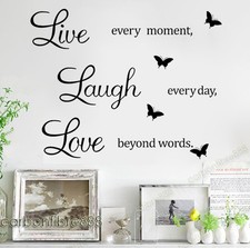 LIVE LAUGH LOVE Wall Quote
