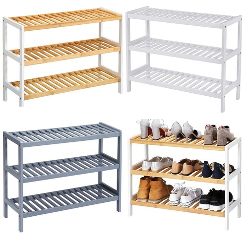Tier natural wooden bamboo - 3,