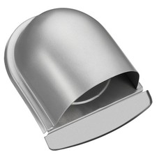 4" Exhaust Air Vent Cover Exterior Wall Outlet Grille Louvered Steel with Mesh