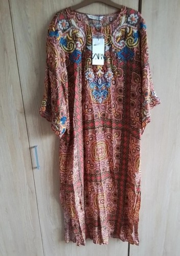 Zara floral kaftan size m - -,