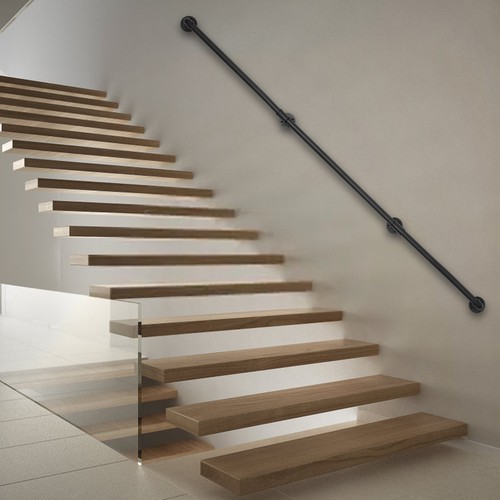 Wall handrail stair rail - stair,