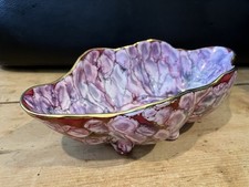 Lyme Studio Hand Painted Vivienne J Evison signed English Bone China Bowl