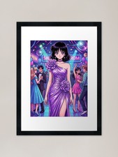 80s Prom Sailor Saturn Framed
