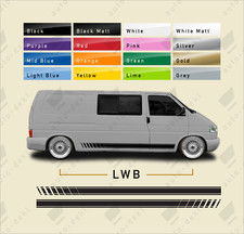 Fits VW T4 Transporter LWB - Side Stripe Vinyl Stickers Camper Graphic Decals