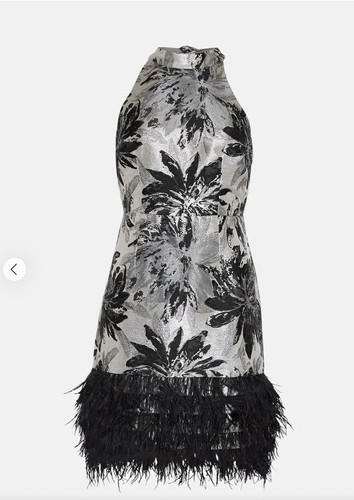 Coast feather trim jacquard - feather,