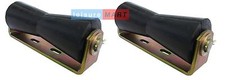 2 x Boat Trailer Bracket with 203mm Keel V Roller 19mm Bore