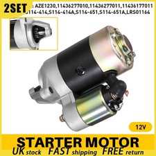 2x Starter Motor for Diesel