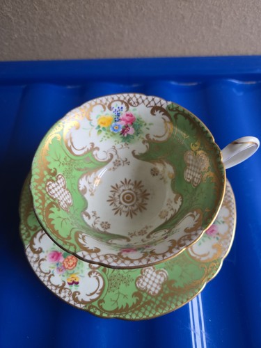 Shelley bone china cabinet - cabinet, cup
