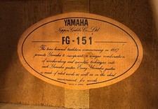 Yamaha FG-151 made in Japan