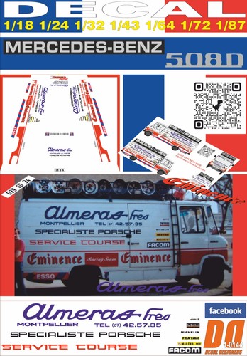 Decal mercedes l508 - decal,