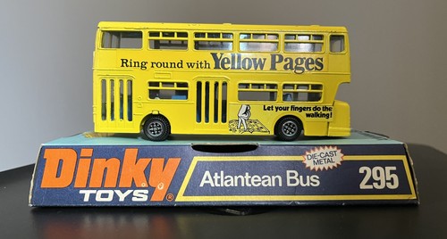 Dinky 295 yellow pages - yellow,