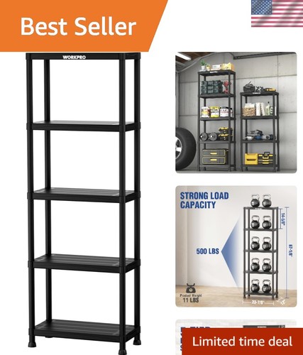 Durable tier plastic storage - durable, 5-tier