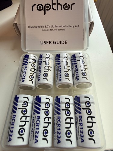 Rcr123a rechargeable batteries - rcr123a,