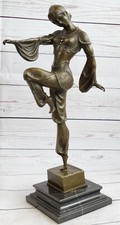 VINTAGE LARGE ART DECO DANCER