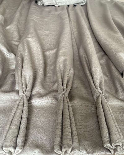 Triple french pleat taupe - triple, french-pleat