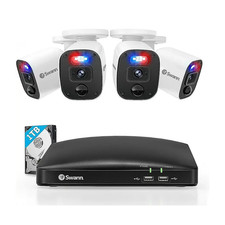 Swann Home 8 Channel 4 Bullet Camera HD 1TB DVR Security System SWDVK-846804MQB