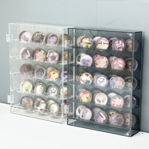 Coin display case rows - coin, 5