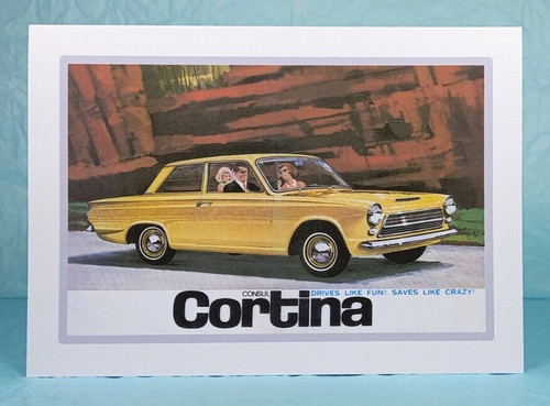 Ford consul cortina greeting - consul,