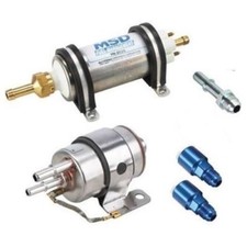 LS1 Engine Swap Fuel Filter Regulator fuel Pump & Fitting Kit MSD BLACK FITTINGS