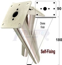 Chrome metal furniture legs - 4,