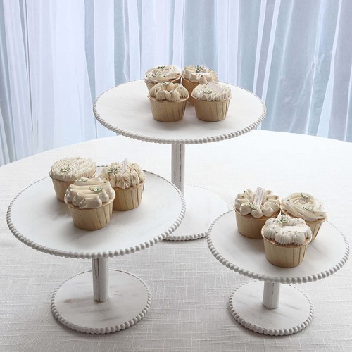 Whitewash wooden pedestal - 3,