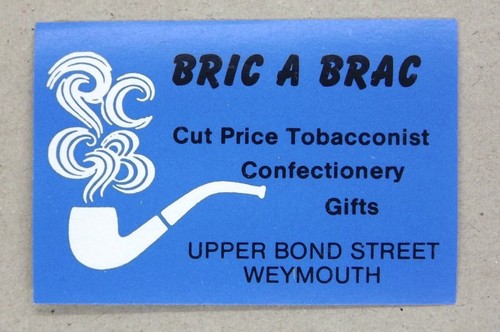 Matchbox label bric - a, brac
