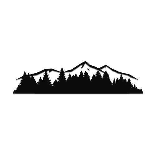 Mountain range forest - range,